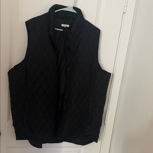 Maurices Black Quilted Vest